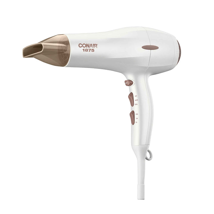 Secadora InfinitiPro by Conair 1875W Iónica Turbo Cerámica y Turmalina Blanca