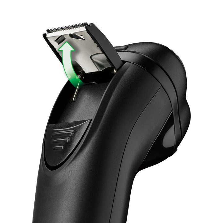 Rasuradora De 3 Cabezas Giratoria Color Negro