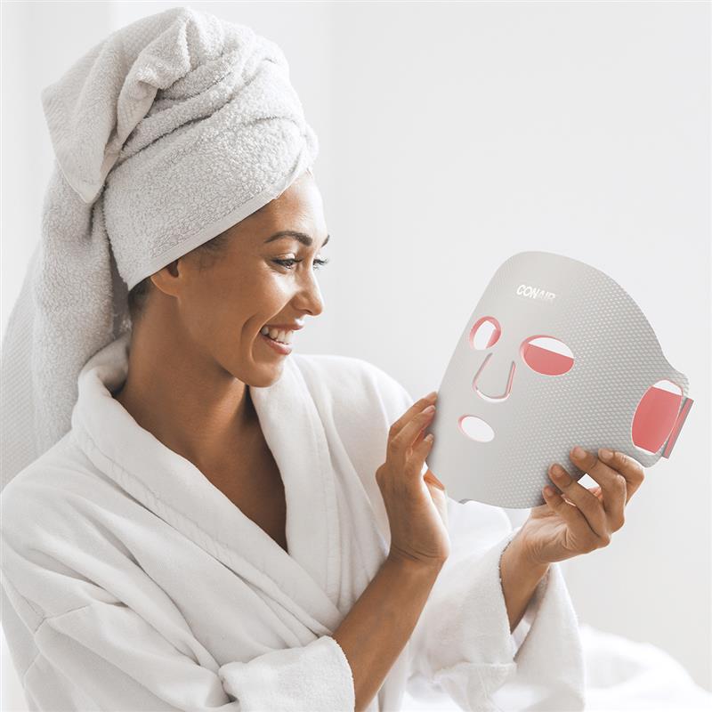 Máscara Facial de Terapia de Luz LED True Glow de Conair