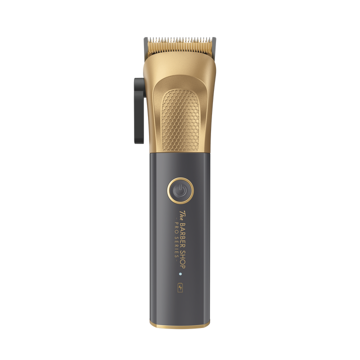 Clipper Metálica Para Cabello Color Dorado