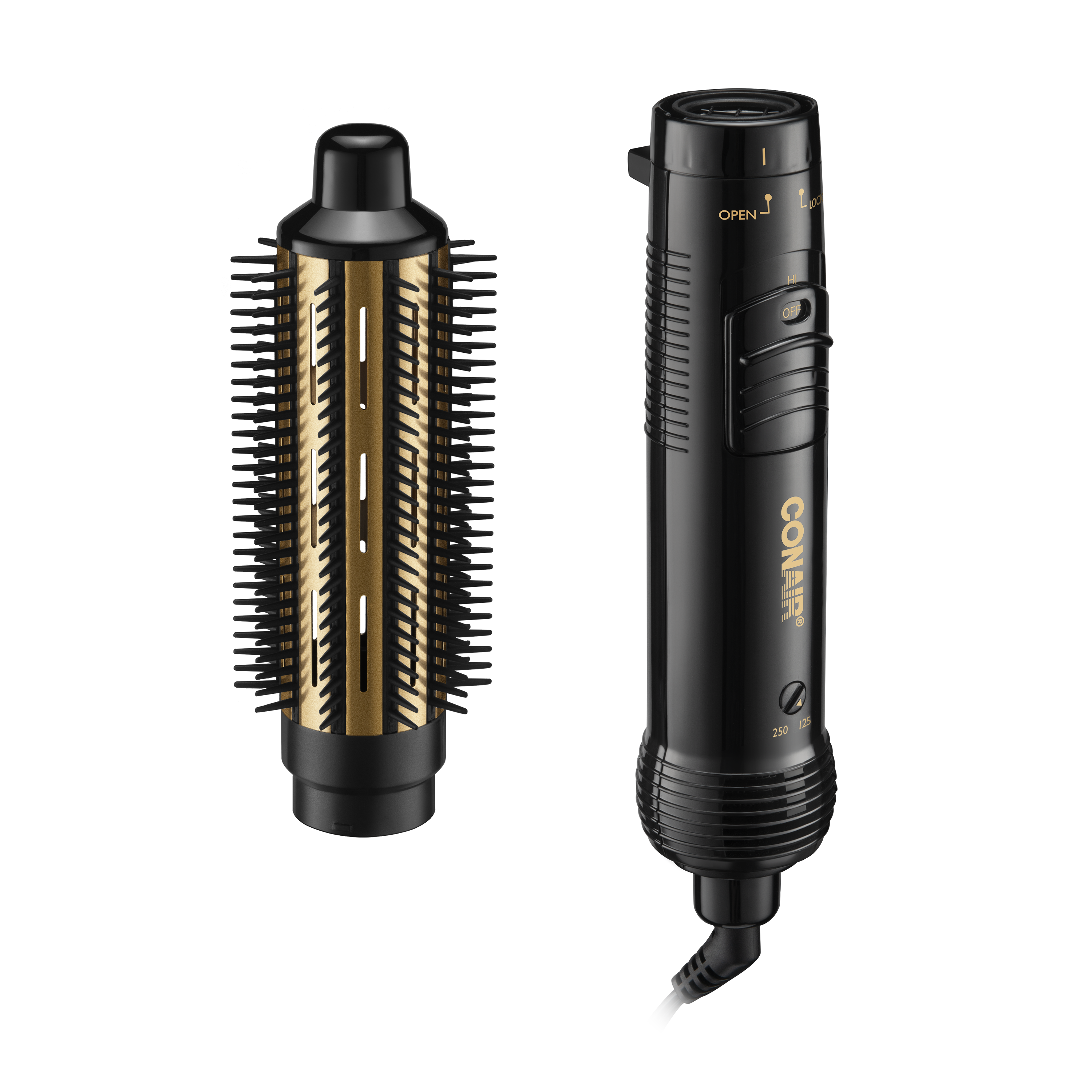 Cepillo de Aire Conair Cerámica Dorado