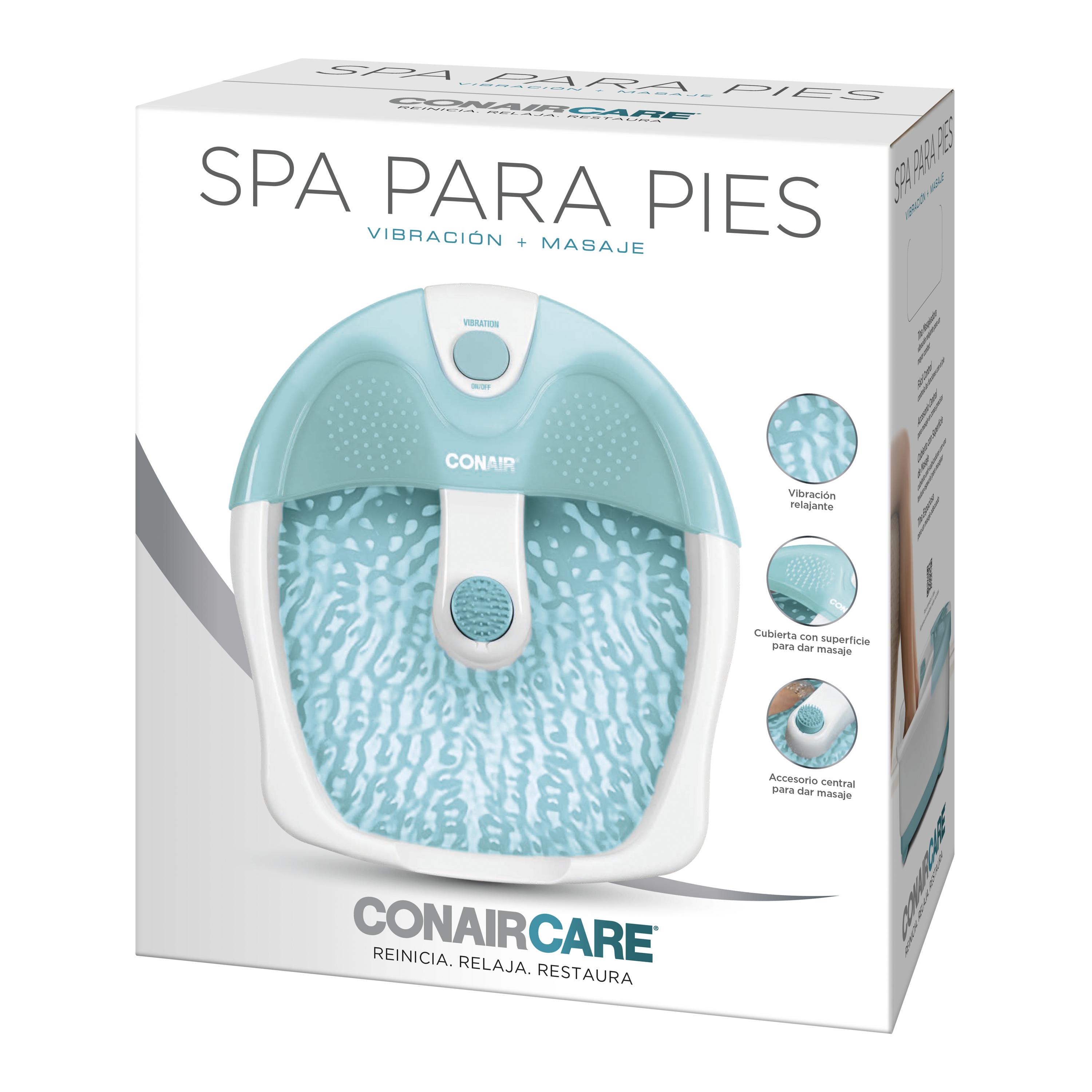 Conair Tina Spa Para Pies – Masajeador Relajante con Vibración