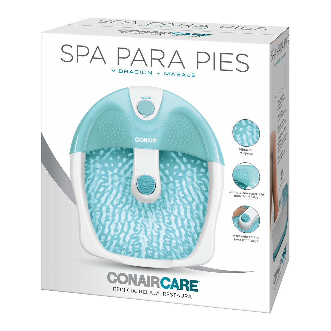 Conair Tina Spa Para Pies – Masajeador Relajante con Vibración