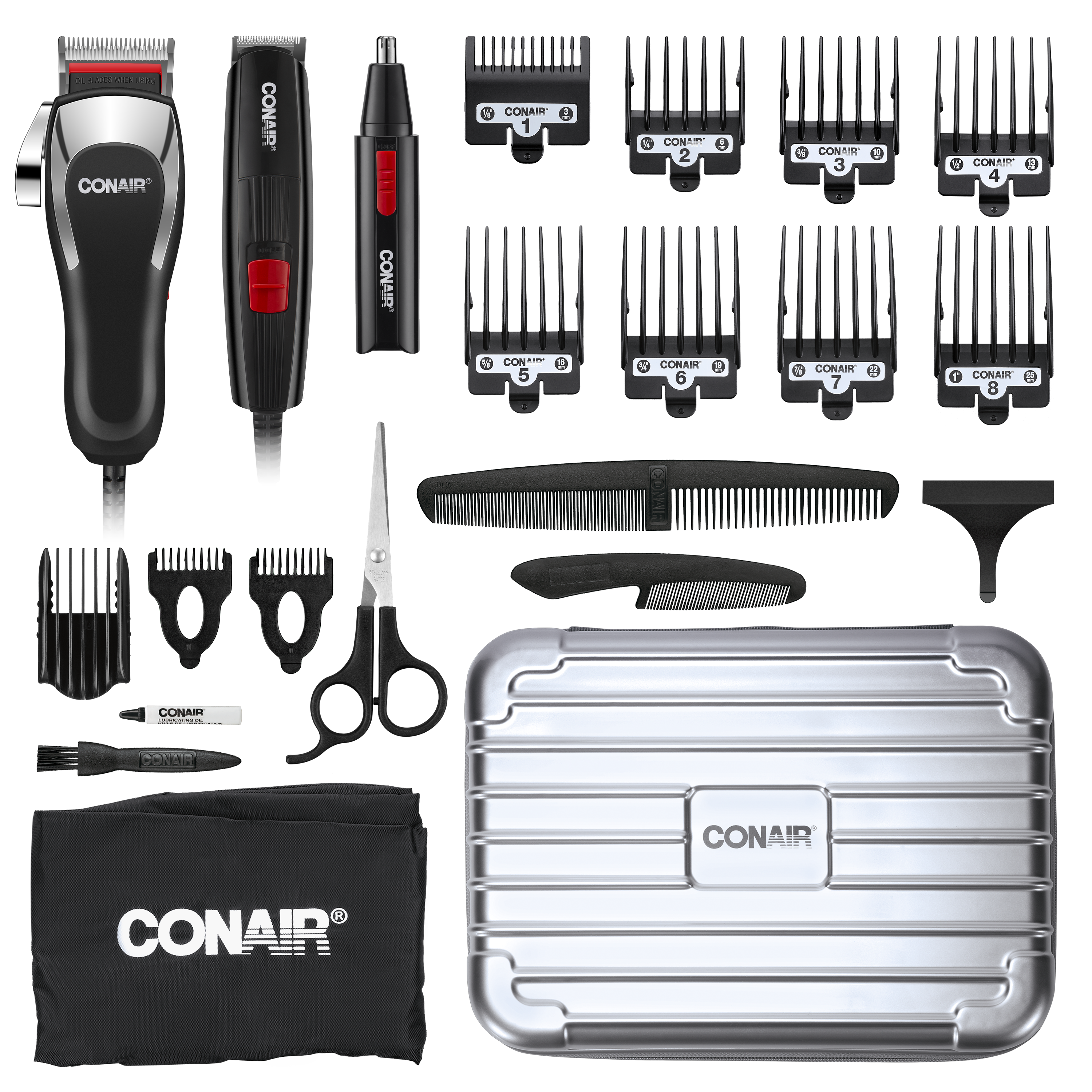 Combo 21 Piezas Todo En Uno Color Negro/Cromo