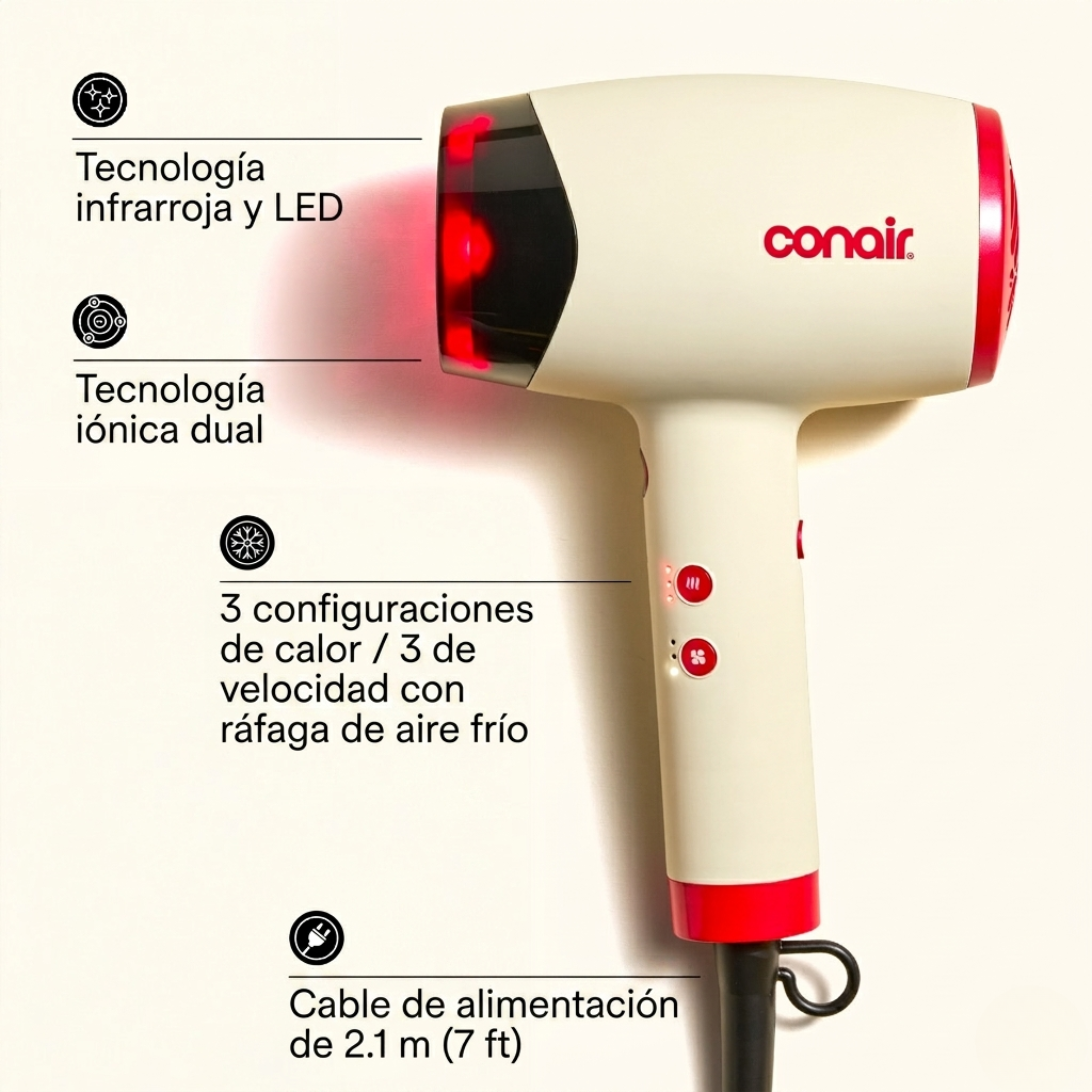 Secadora Infrarroja LED Conar
