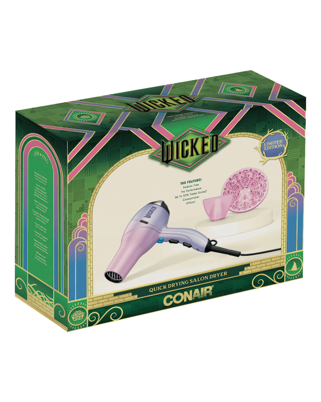Secadora Quick Drying Edición Especial Wicked Conair Glinda