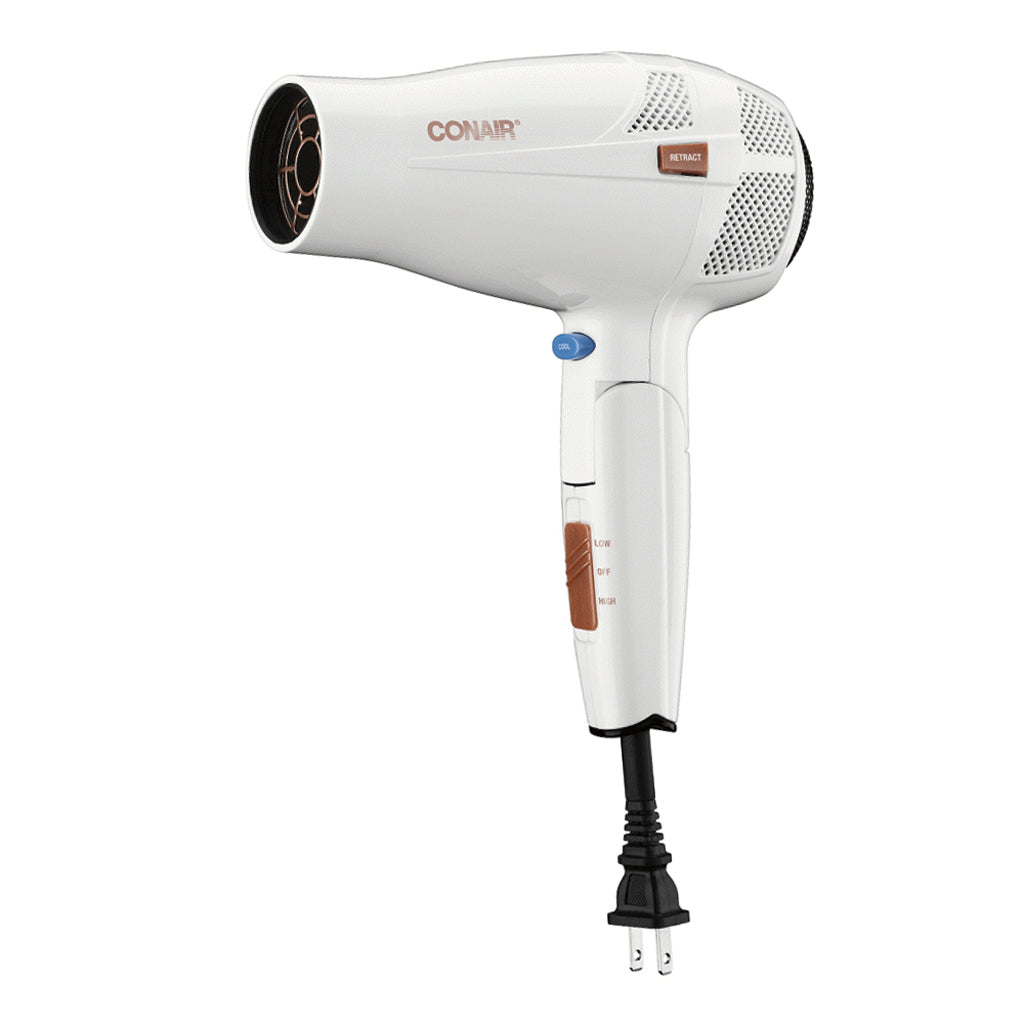 Secadora Plegable con Guardacable Conair 1875W Blanca