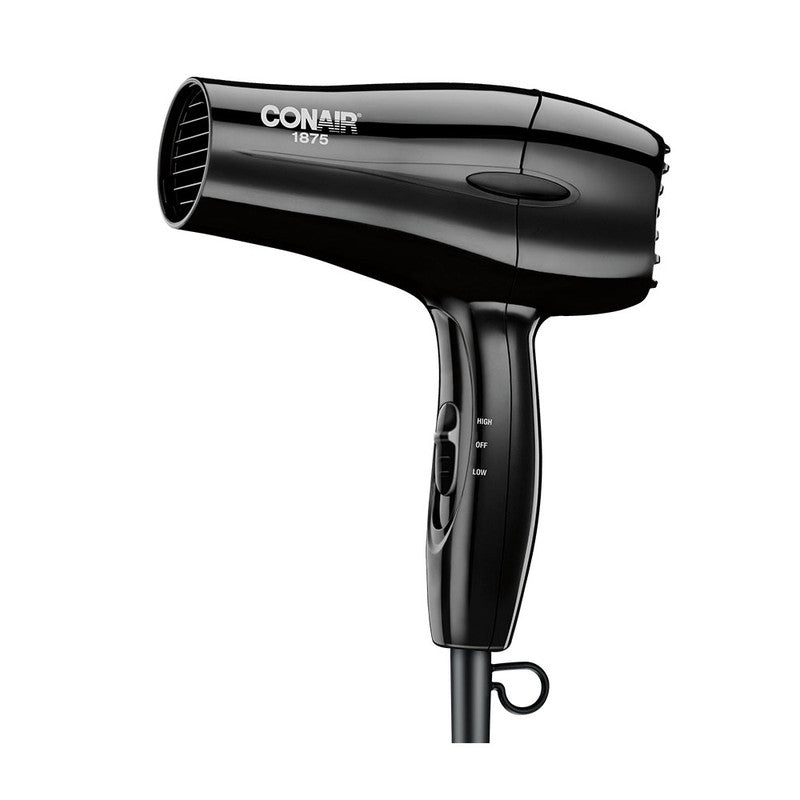 Conair Secadora 1875W con Tecnología Cerámica y Turmalina - Color Negro