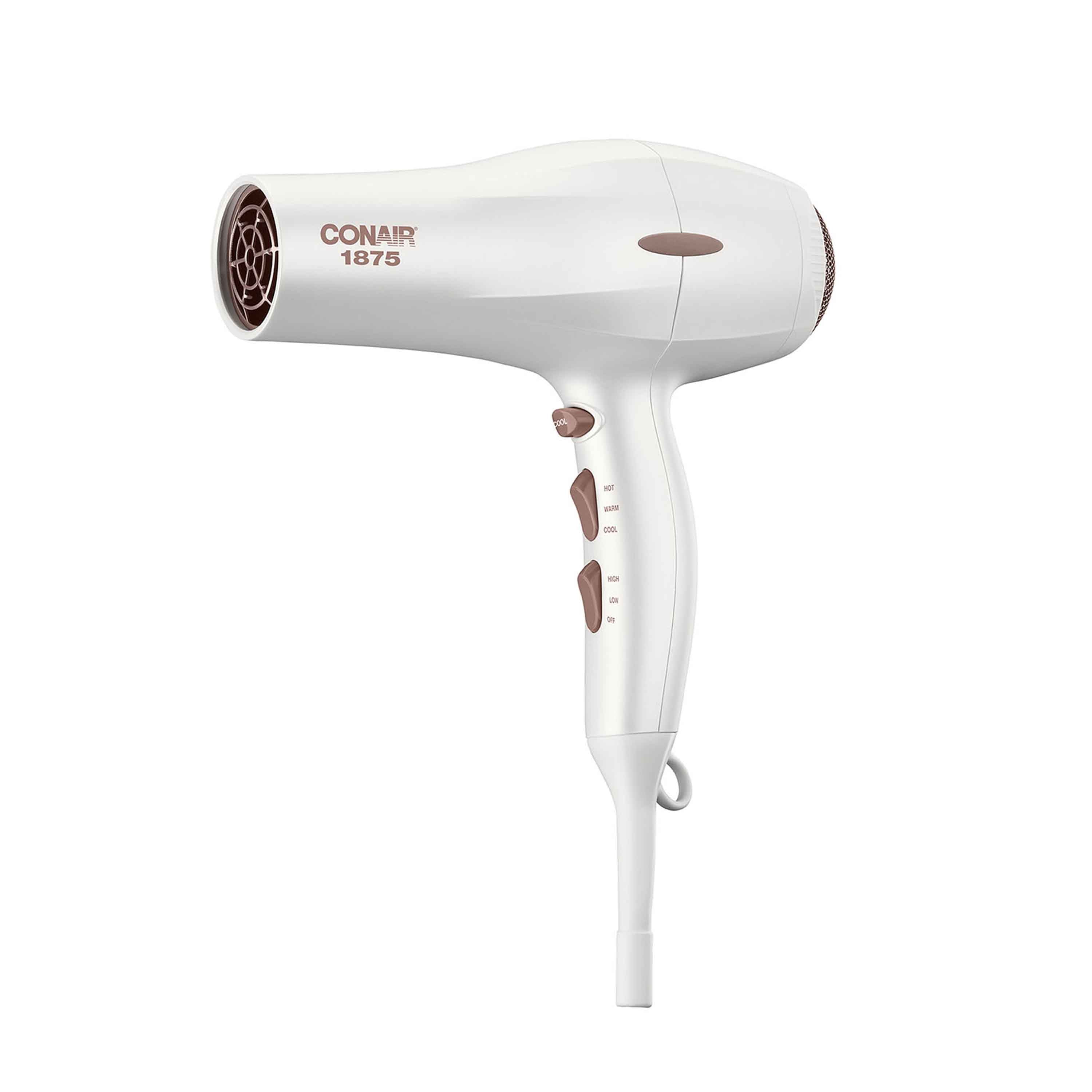 Secadora InfinitiPro by Conair 1875W Iónica Turbo Cerámica y Turmalina Blanca