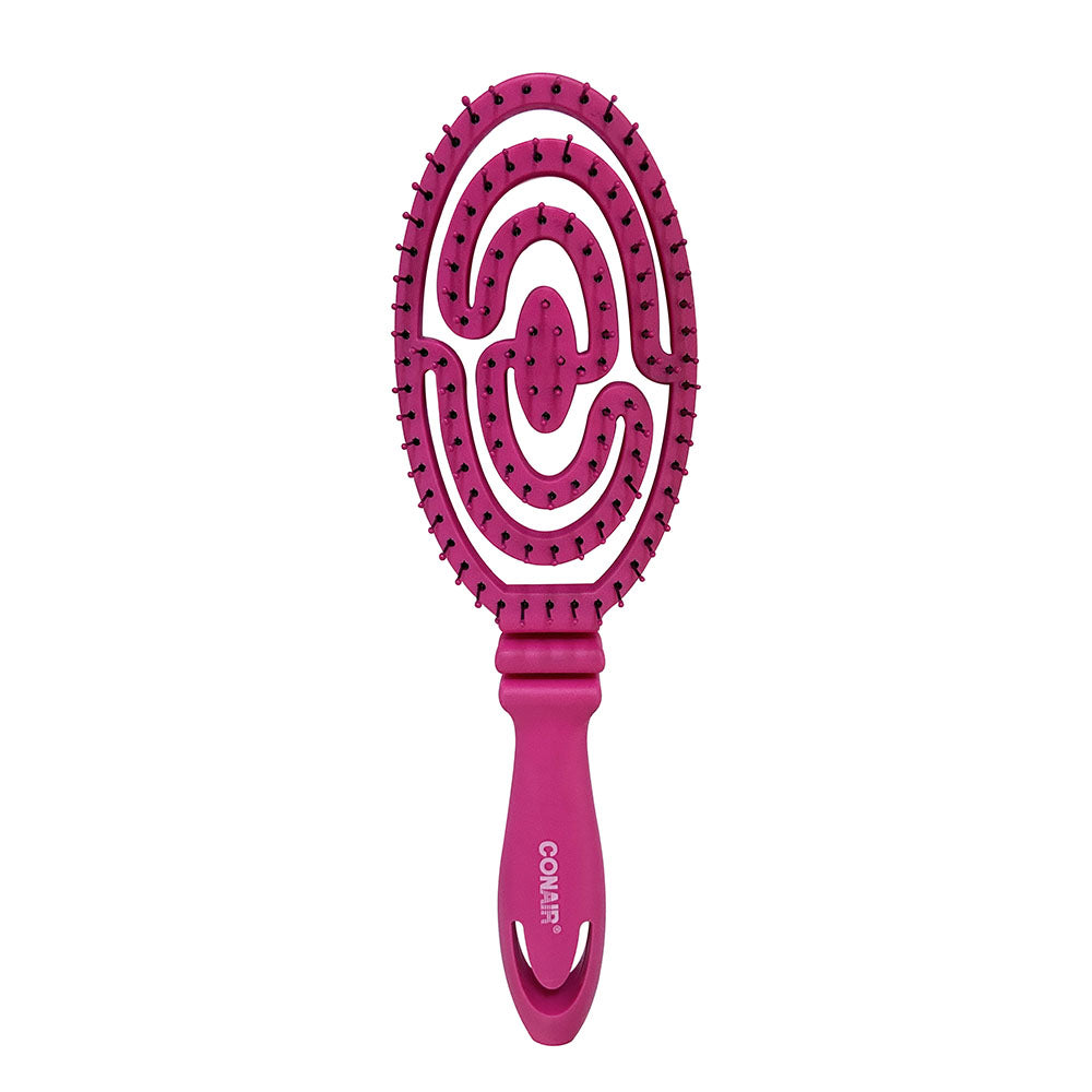 FLEXIBLE OVAL VENT HEAD BRUSH
