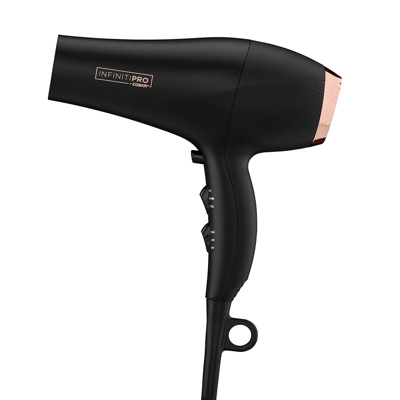 Secadora InfinitiPro by Conair 1875W Negra y Cromo