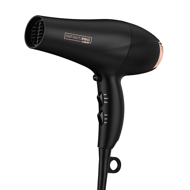 Secadora InfinitiPro by Conair 1875W Negra y Cromo