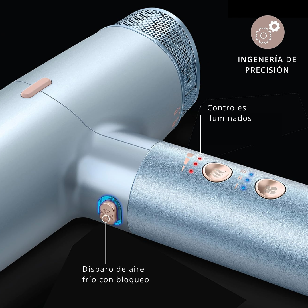 Secadora DigitalAire InfinitiPro by Conair 1875W Azul Metálico