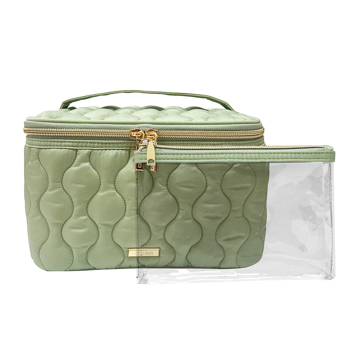 NECESER 2 PIEZAS VERDE AGUA