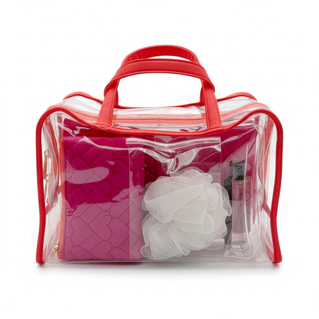SET DE VIAJE PINK HEART 7 PIEZAS CONAIR