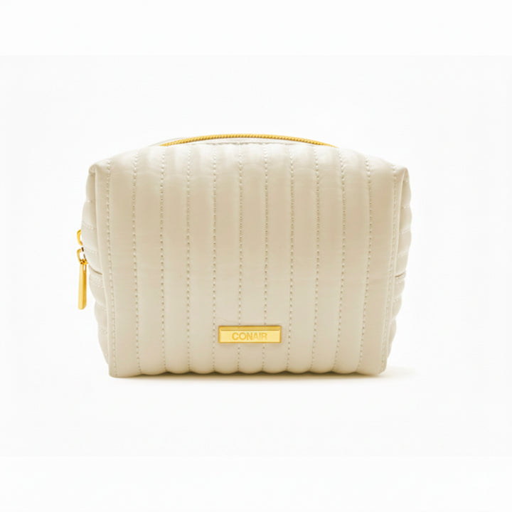 COSMETIQUERA QUILTED CREAM CONAIR