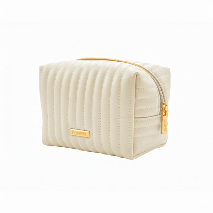 COSMETIQUERA QUILTED CREAM CONAIR