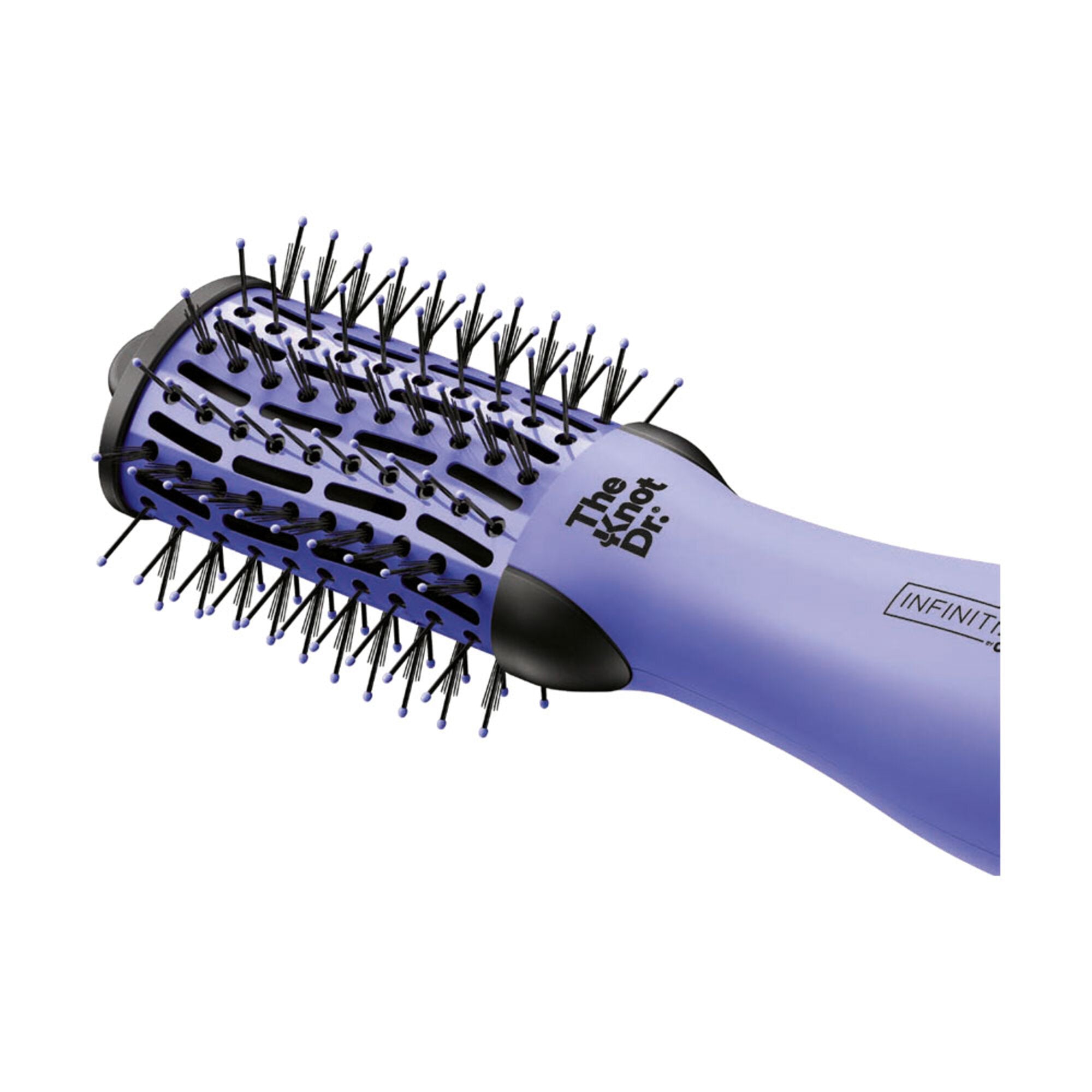 Cepillo de Aire Compacto InfinitiPro by Conair con Tecnología The Knot Dr Cerámica y Turmalina Lila