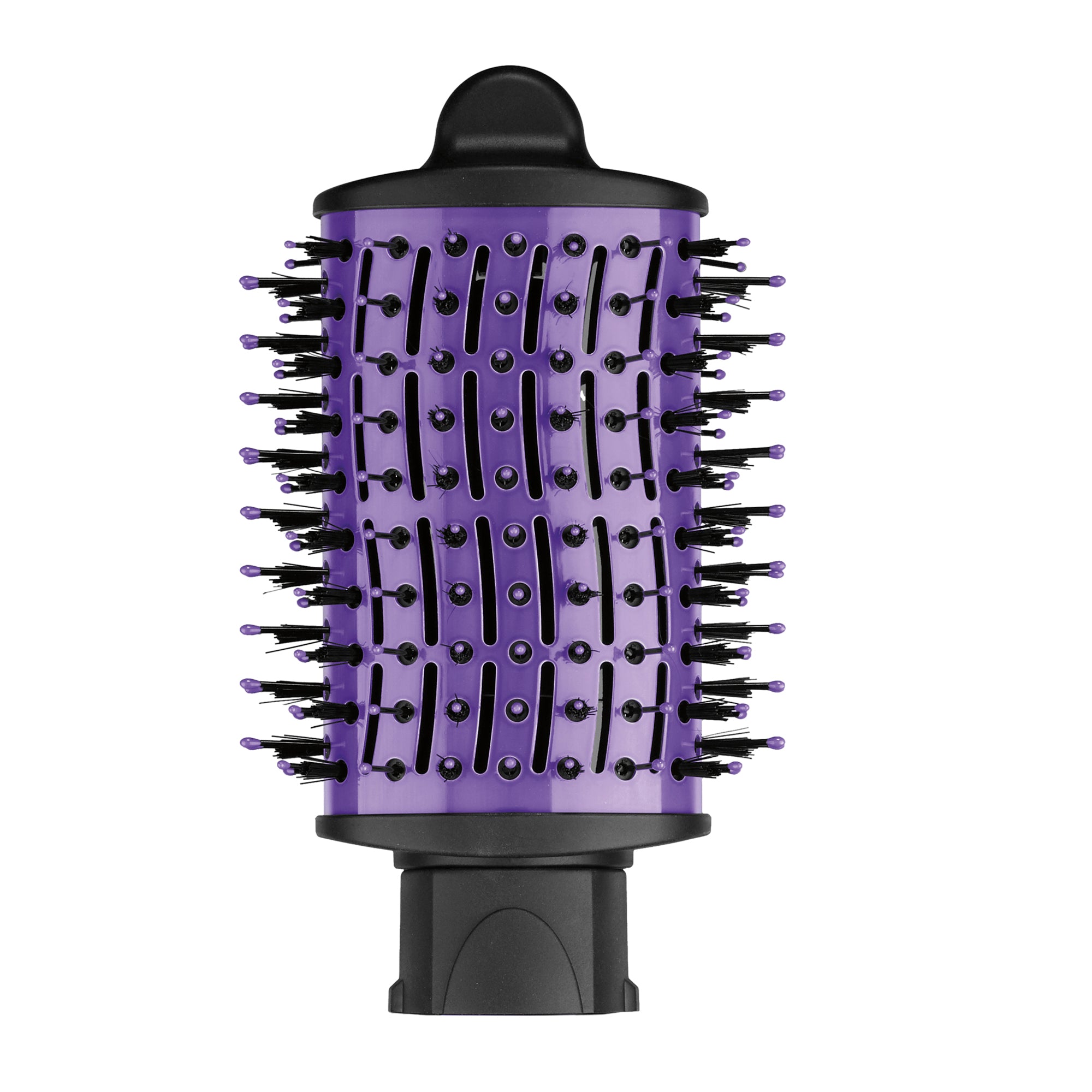 Cepillo de Aire Ovalado Todo en Uno InfinitiPro by Conair con Tecnología The Knot Dr Morado y Negro