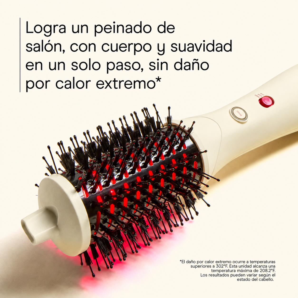 Cepillo De Aire LED Infrarrojo Conair Hueso Infiniti Pro