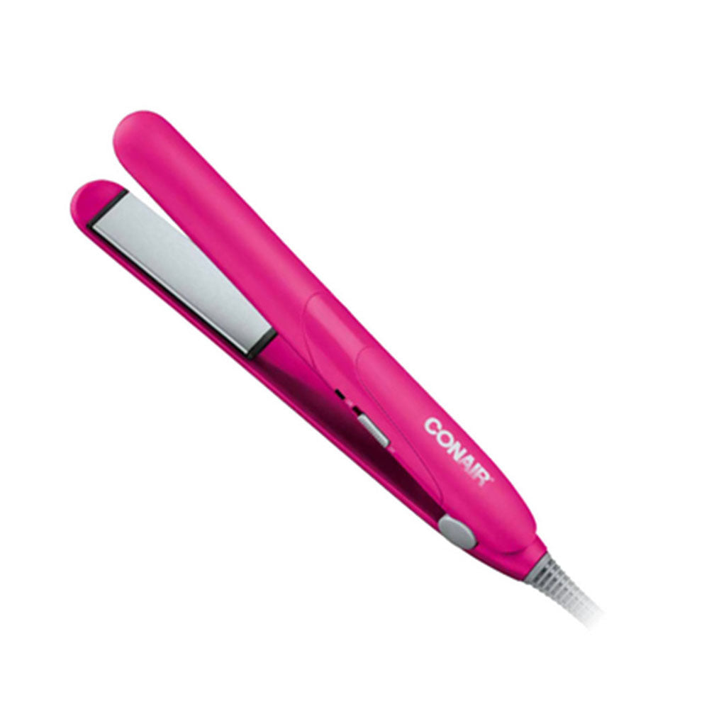 Combo Alaciadora y Tenaza Conair Rosa