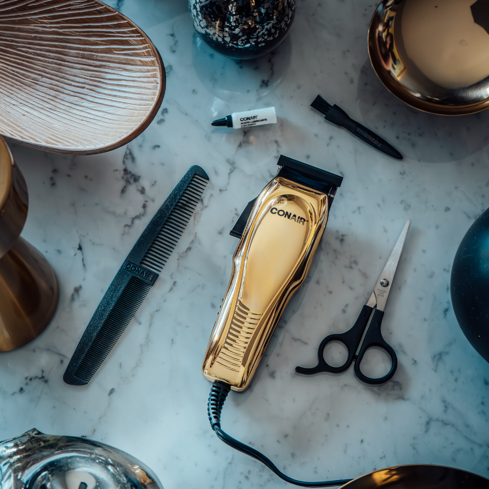 Conair Man Juego De Peluquería 15 Piezas – Color Dorado