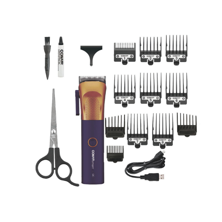 Conair Man Metal Series® Recortadora Profesional Inalámbrica con Batería de Litio