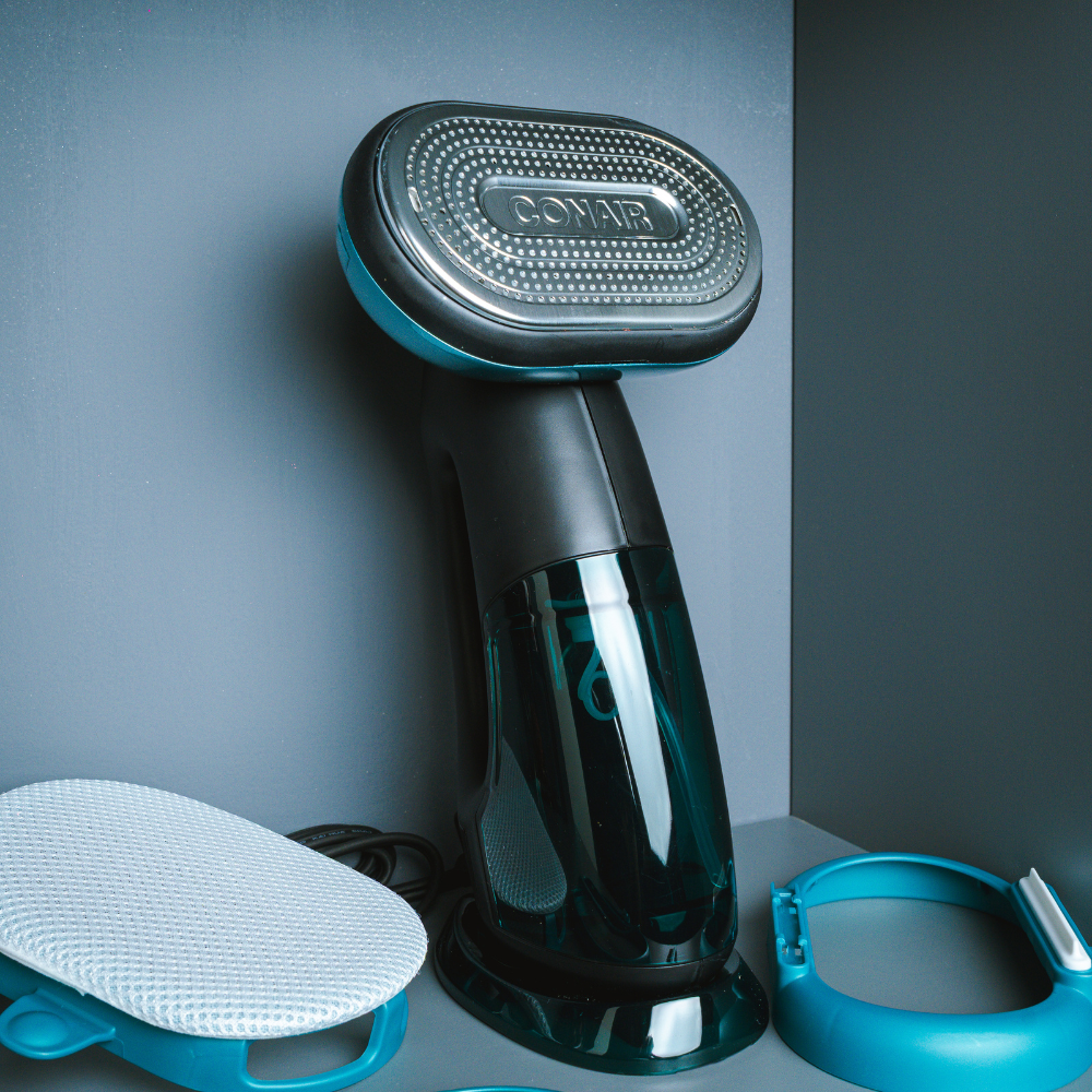 Conair Vaporizador De Tela Portátil Turbo 2 En 1 Plancha A Vapor - Color Verde Oscuro