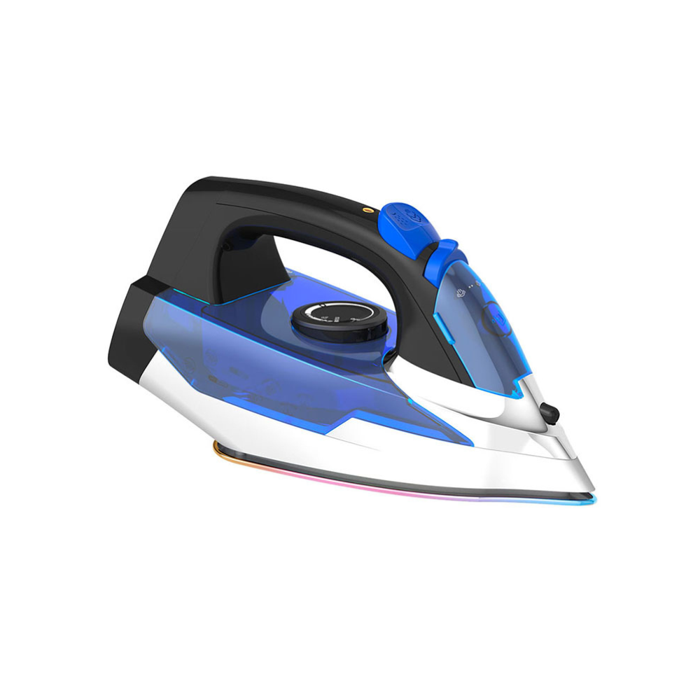 Conair Plancha de Vapor 1550W - Color Azul con Negro