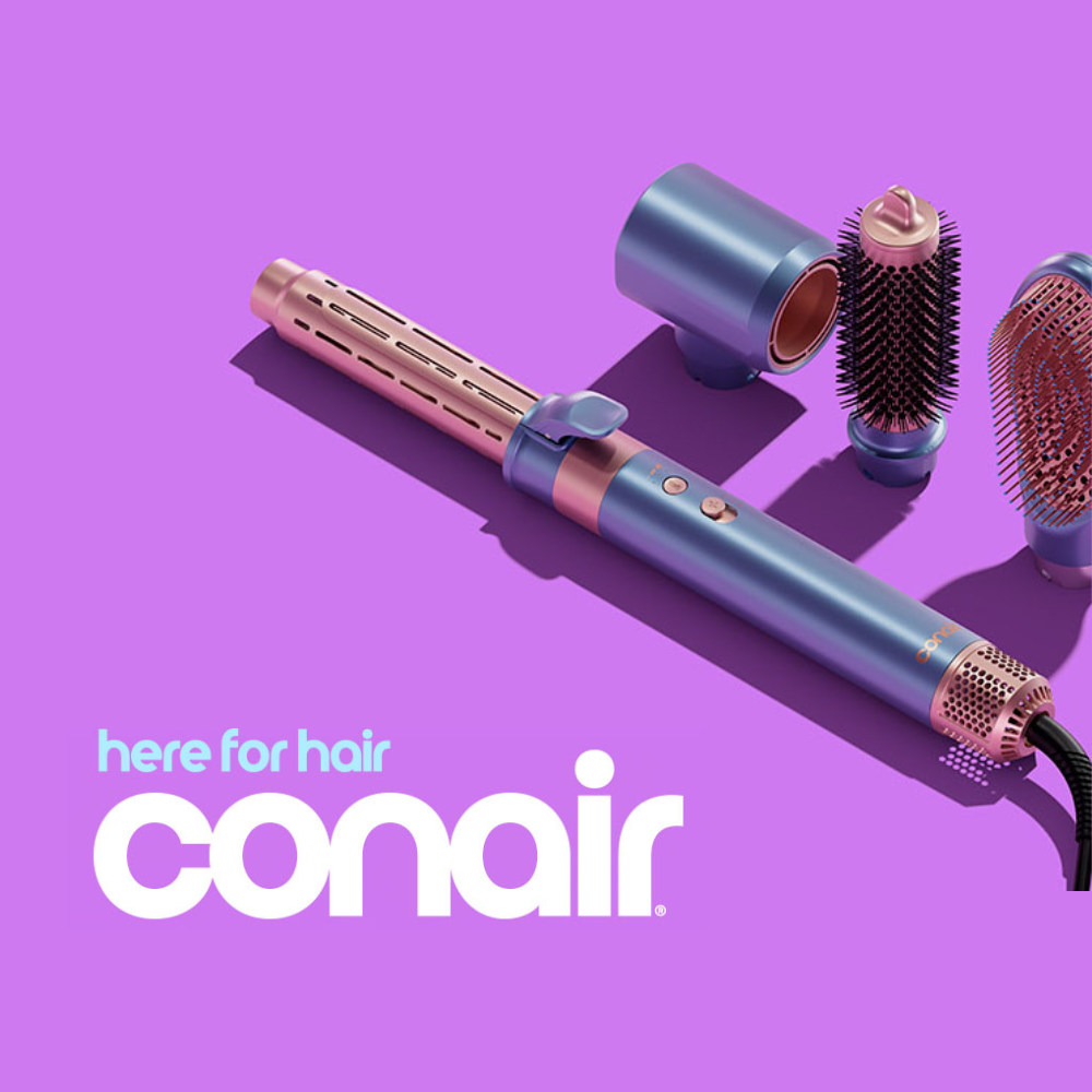 Conair DigitalAire Estilizador Multifuncional 4 en 1 - Con 4 Cabezales Intercambiables