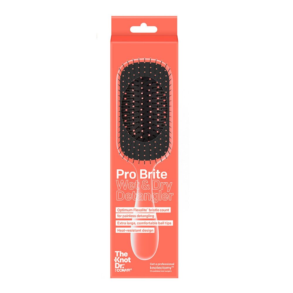 Conair Cepillo The Knot Dr. Pro Brite Desenredado sin Tensión - Color Coral