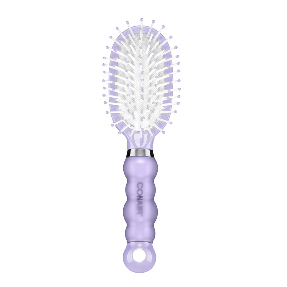 Conair Cepillo Ovalado Compacto Conair Mango Soft Gel y Desenredado Sin Tirones