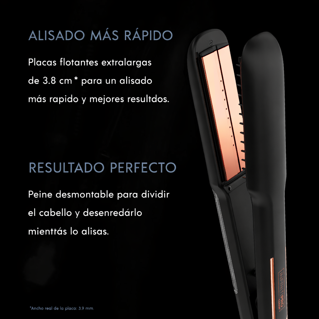 Alaciadora Hydro Fusion Conair – Brillo, Hidratación y Lacio Profesional en Casa