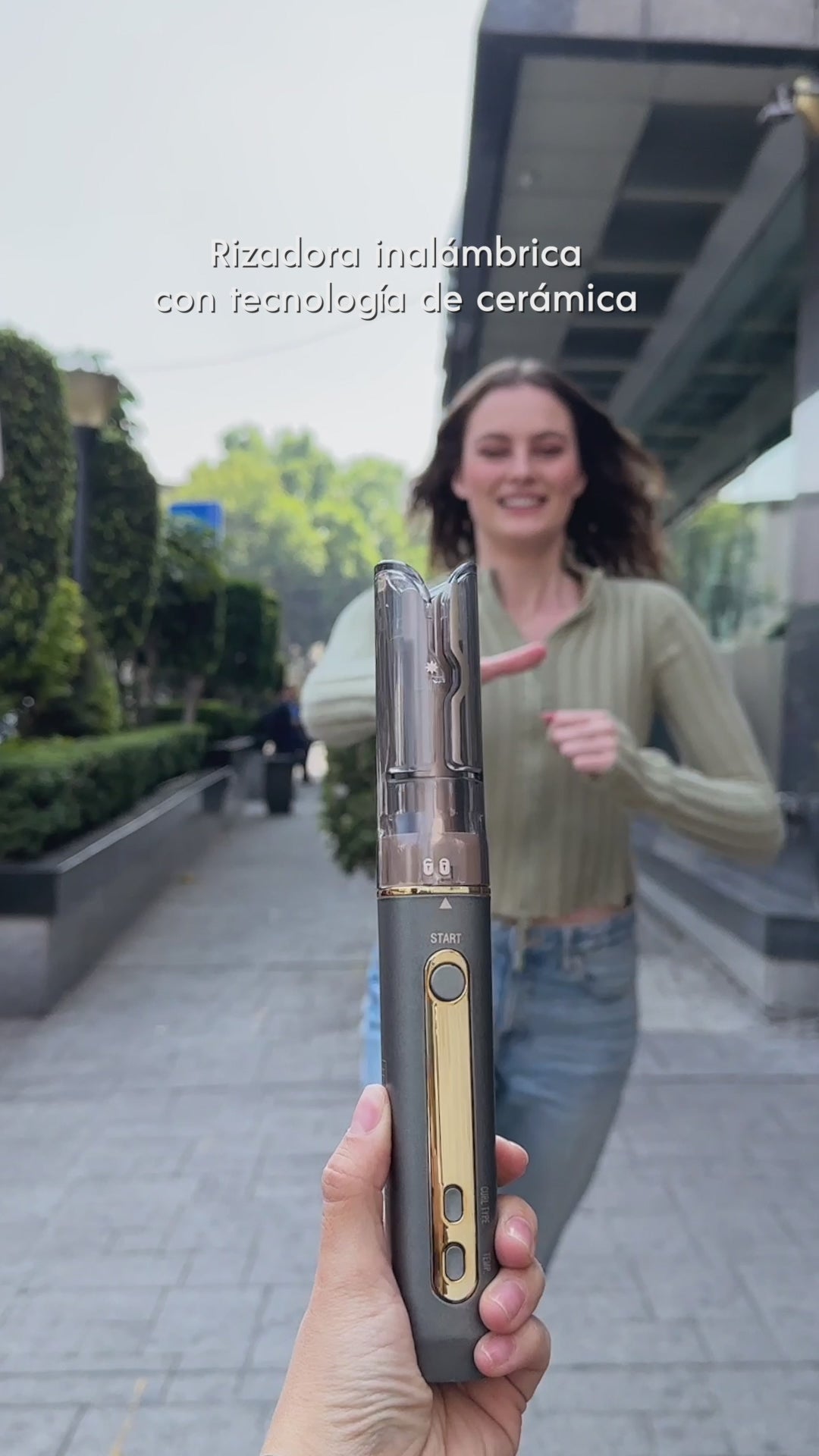 Conair Curl Secret Mini Rizadora Automática Inalámbrica